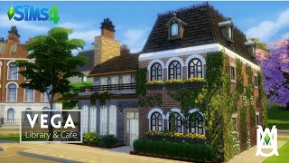 Vega Library & Cafe 📚☕ [Stop Motion Speed Build] - The Sims 4