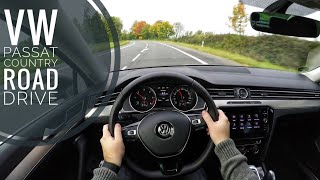 VW Passat 2.0 TDI (2018) - POV Country Road Drive