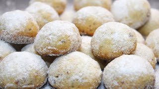 Snowball Cookies With Nuts. No Eggs / So Easy