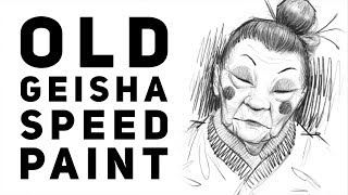 Old Geisha Speed Paint