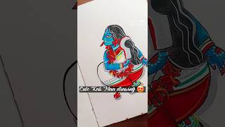 Cute Kali Maa drawing 😍 #kalimaa #shorts