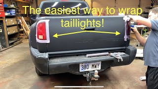 Tinting the Taillights on a Chevy S10