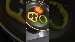 Capsicum Omelette #recipe #asmr #food #satisfying #shorts