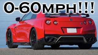 Nissan GTR launch 0-60 in 2.9sec!