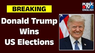 Donald Trump Wins US Elections | Public TV English