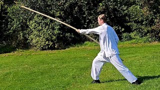 back: Chen Tai Chi Long Pole 13 Form | Tai Chi Apeldoorn He Yong Gan