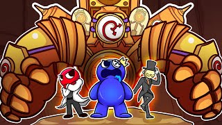 What If TITAN CLOCKMAN Appearance In RAINBOW FRIENDS World: A Meeting Beyond Imagination! GM Colors