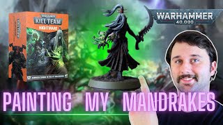 How I PAINT My Drukhari Mandrakes | WARHAMMER 40k