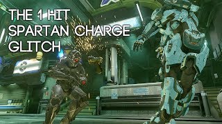 Halo 5 - THE INSTANT KILL SPARTAN CHARGE!!! | 1 Hit Spartan Charge Glitch |