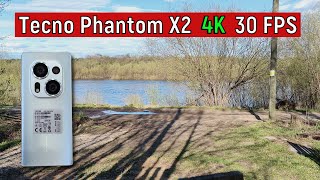 Видео с камеры смартфона Tecno Phantom X2  4К  30 FPS  Оригинал Оптическая + цифровая стабилизация