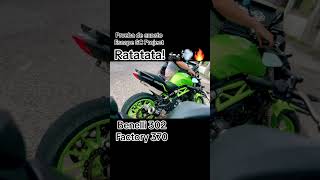 Benelli 302s Vs Factory 370 Prueba de sonido #motorcycle #motogp