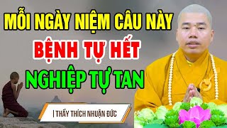 Niệm 1 Câu Này Bệnh Tự Hết Nghiệp Tự Tan - Thầy Thích Nhuận Đức