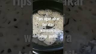 Cara Masak sayur teratai biar gak hitam