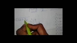 Easy way to get square  root of any number in 1min