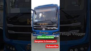 Bangalore To Davanagere EV Power Plus Buses #shorts #bus #shortsfeed #buslover