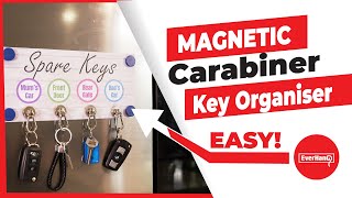 How to organise your keys with carabiner magnets