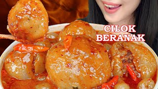 GEDE BANGETTT‼ | ASMR CILOK BERANAK KUAH PEDAS | ASMR INDONESIA