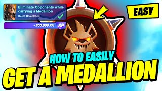 How to EASILY Eliminate opponents while carrying a MEDALLION - Fortnite X Pirates Of Caribbean Quest