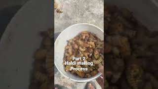 Haldi making process part 2 #asmr #shorts