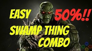 Injustice 2 Swamp Thing Combo (Easy 50%)