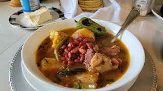 SOPA DE FRIJOLES ROJOS NUEVOS CON COSTILLA DE RES😋