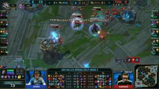 TSM vs C9 Bjergsen Pentakill NALCS Spring 2017