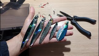 SHORE JIGGING - Rimozione ancoretta ed amo assist dai metal jig, per poi essere armati sullo spot 🎣