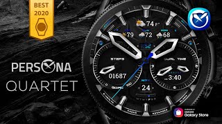 COUPON GIVEAWAY! Samsung Galaxy Watch 4 - Wear OS Watch Face by Persona - Jibber Jab Reviews!