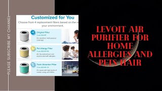 LEVOIT Air Purifier for Home Allergies&Pets Hair Smokers