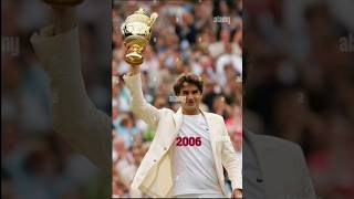 evolution of Roger Federer from 1996-2023