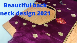 बहुत ही सुंदर पान गले की डिजाइन बनाना सीखे Fancy back neck design in easy way by Savita Creation