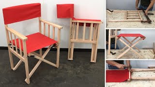 Silla Director De Madera Muy Bonita y Facil de Hacer - Tutorial de Carpinteria