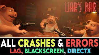 How to Fix Liar's Bar Black ALL CRASHES & Errors | Fix Liar's Bar Crashing