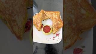 Morning breakfast ke liye tasty sandwich#healthy recipes#street style#food#aata bread#viral#ytshort