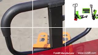 2-ton pallet jack 2021， with Scale printing ，（professional pallet jack manufacturer-CUBlift ）