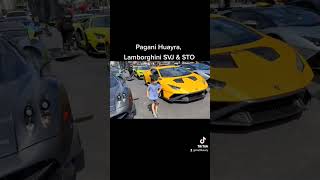 Pagani Huayra, Lamborghini SVJ and STO, Ferrari #shorts #short #lamborghini #ferrari #pagani