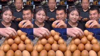 #MUKBANG: EATING SO MANY RAW EGGS GIVES ABDOMINAL PAIN AND DIARRHEA#ASMR