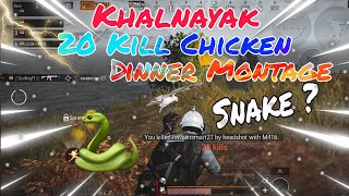 KHALNAYAK I FIVE FINGER CLAW I PUBG MOBILE BEAT SYNC MONTAGE I REALME 6 90fps TESTING | PUBG MOBILE