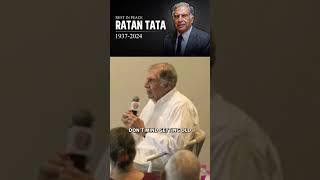 Last Golden words by Ratan Tata Sir | RIP 💐💝 #ratantata #ratantatamotivation