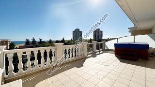 Sea view furnished 2-bedroom penthouse apartment for sale Villa Roma Nessebar Bulgaria