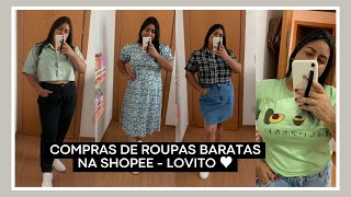 COMPRAS DE ROUPAS SUPER BARATAS NA SHOPEE - LOJA LOVITO ♥