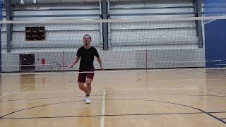 Badminton footwork advanced 6 corners