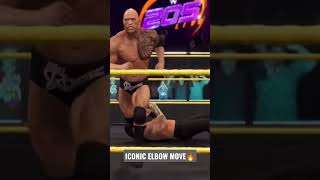 THE ROCK's Most Iconic Electrifying Elbow Move #shorts #wwe2k22