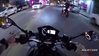 DUAS YAMAHA MT 03 CAUSANDO NA NIGHT COM RODOLFO BRAGA!