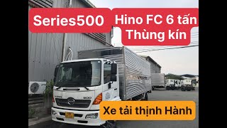 TỔNG QUAN THIẾT KẾ XE TẢI HINO 6T - HINO FC 6T THÙNG KÍN  - XE HINO SERIES500 2022