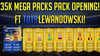 OMG!!! TOTS LEWANDOWSKI IN A PACK! EPIC REACTION! 5 X 35K MEGA PACK OPENING! FIFA 14 TOTS