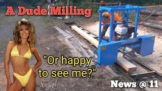 Portable Bandsaw can Mill Large Lumber!