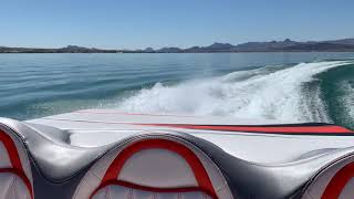 Nordic 26 Deck boat Merc 565 running Lake Havasu