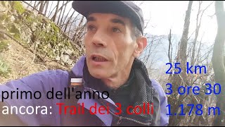 Trail dei tre colli 1° dell anno 2024