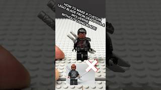 HOW TO MAKE LEGO BLADE WITHOUT USING BLADE! #deadpool #wolverine #legos #shorts #blade